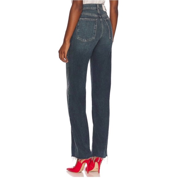 GRLFRND Brooklyn High Rise Straight Jeans in Pier 39 Wash Size 31 - Picture 2 of 7